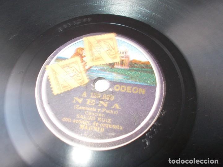 Discos de pizarra: SALUD RUIZ Nena / Mon Homme - Foto 2