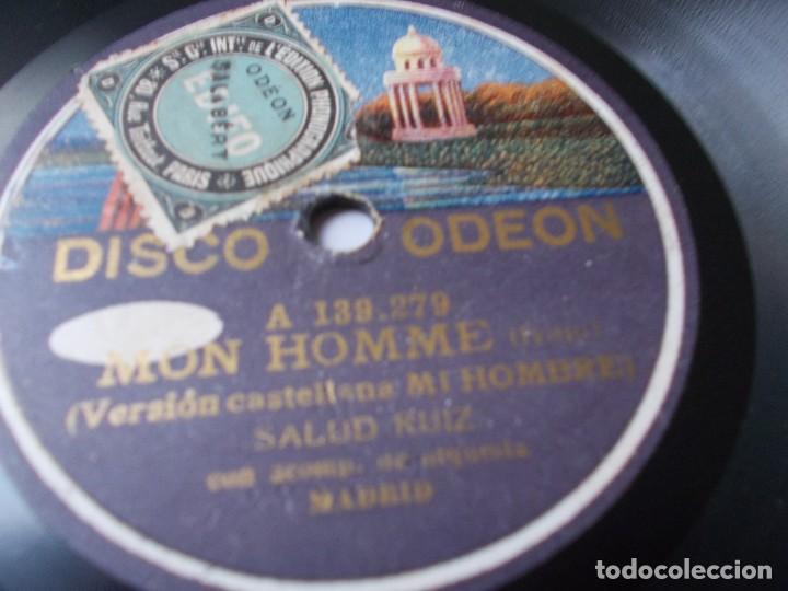 Discos de pizarra: SALUD RUIZ Nena / Mon Homme - Foto 3