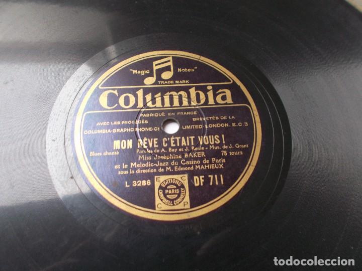 Discos de pizarra: JOS&Eacute;PHINE BAKER Mon R&egrave;ve c&eacute;tait vous! / Madiana - Foto 3