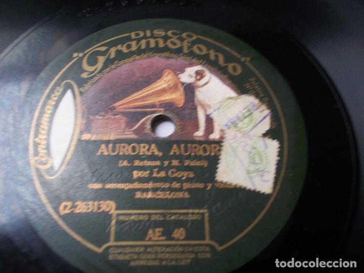 Discos de pizarra: LA GOYA Aurora Aurora / Sandunga - Foto 3