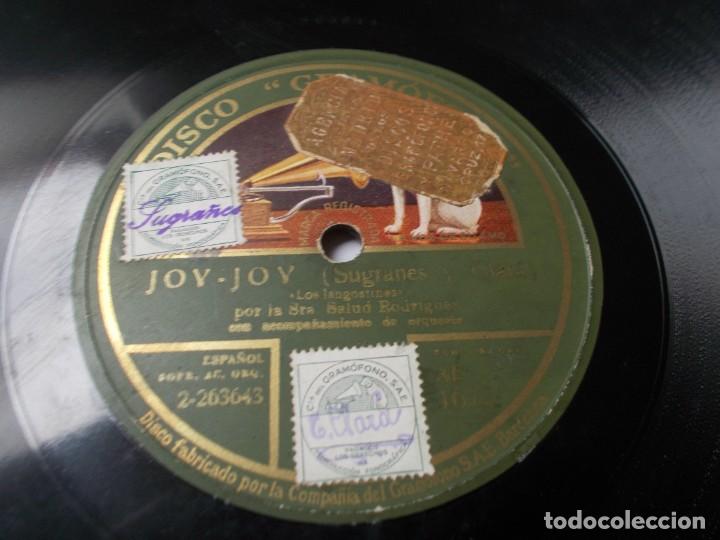 Discos de pizarra: SALUD ROD&Iacute;GUEZ - SAUS Y CABALL&Eacute; Joy-Joy / Joy-joy - Foto 2