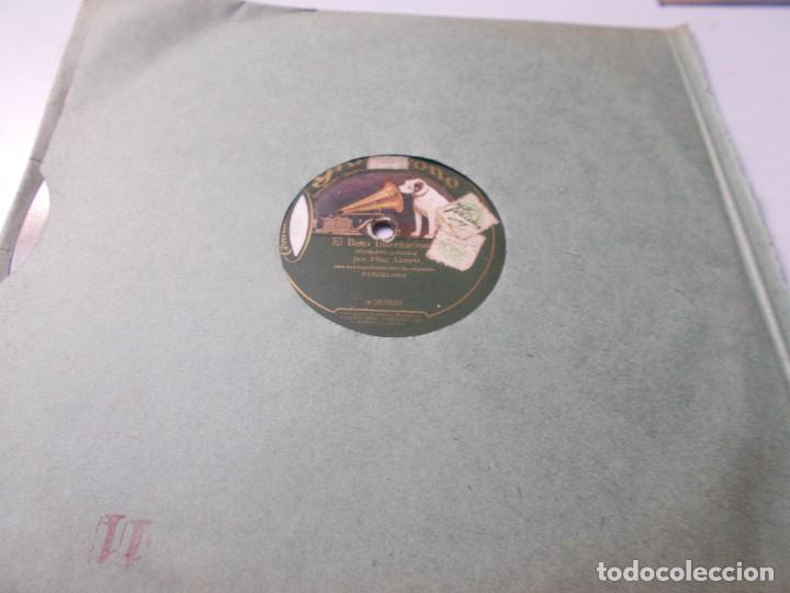 Discos de pizarra: PILAR ALONSO El Beso internacional / La galbana - Foto 1