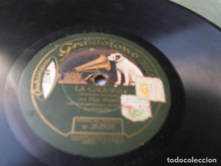 Discos de pizarra: PILAR ALONSO El Beso internacional / La galbana - Foto 3
