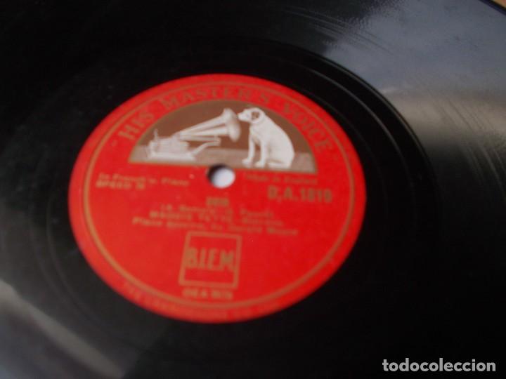 Discos de pizarra: MAGGIE TEYTE Soir / Les roses dIspahan - Foto 2