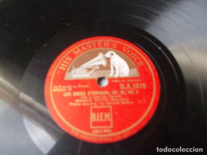 Discos de pizarra: MAGGIE TEYTE Soir / Les roses dIspahan - Foto 3