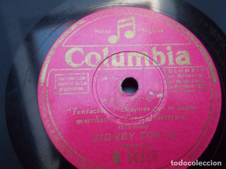 Discos de pizarra: SIDNEY TORCH Tentaci&oacute;n / Dardanella - Foto 3