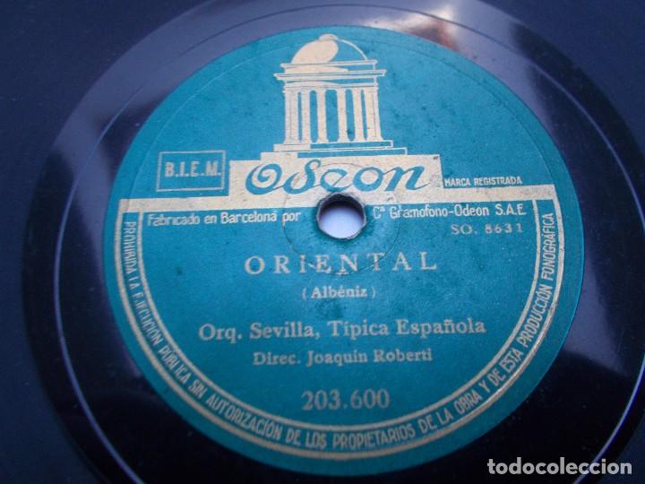 Discos de pizarra: ORQUESTA SEVILLA Arag&oacute;n / Oriental - Foto 2