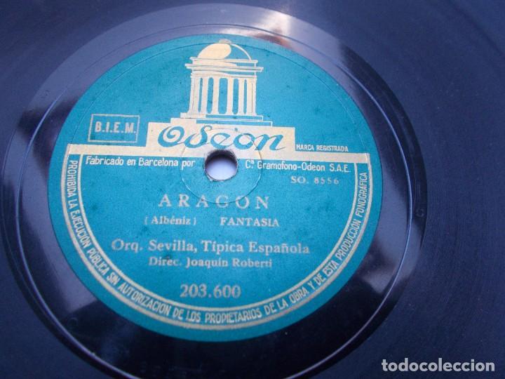 Discos de pizarra: ORQUESTA SEVILLA Arag&oacute;n / Oriental - Foto 3