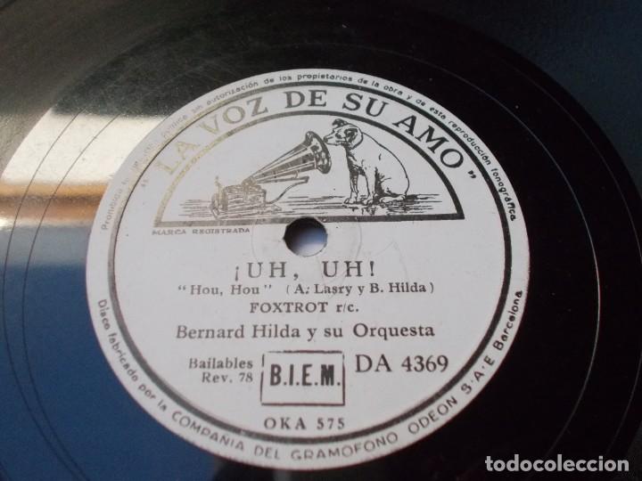 Discos de pizarra: BERNARD HILDA &iexcl;Uh, Uh! / Usted no dir&aacute; siempre no - Foto 2