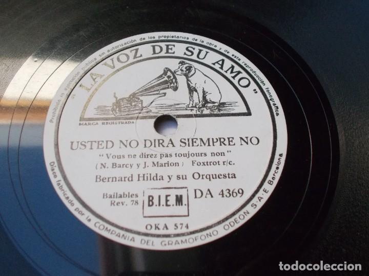 Discos de pizarra: BERNARD HILDA &iexcl;Uh, Uh! / Usted no dir&aacute; siempre no - Foto 3