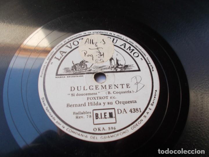 Discos de pizarra: BERNARD HILDA &iexcl;Oh, La, La! / Dulcemente - Foto 2