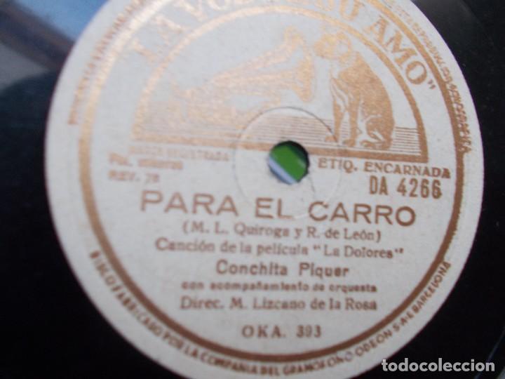 Discos de pizarra: CONCHITA PIQUER Catalina / Para el Carro - Foto 2 - 304824808
