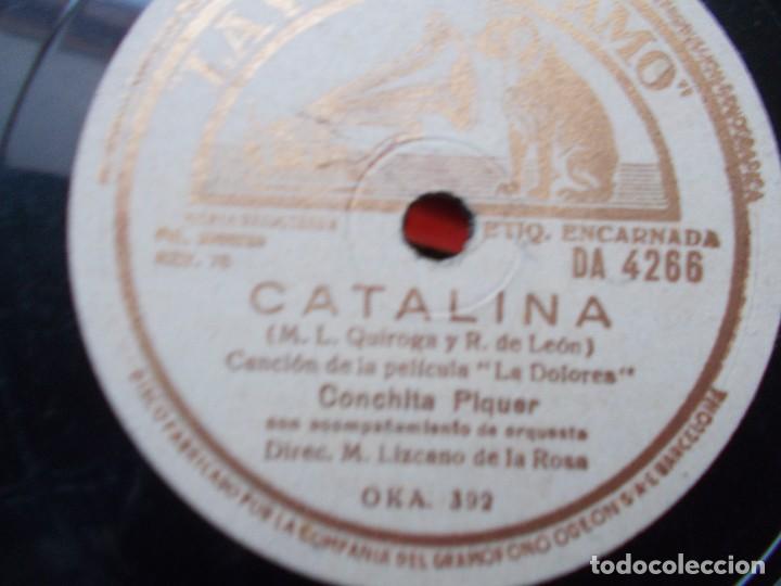 Discos de pizarra: CONCHITA PIQUER Catalina / Para el Carro - Foto 3 - 304824808