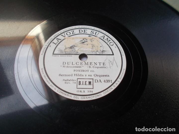 Discos de pizarra: BERNARD HILDA &iexcl;Oh, La, La! / Dulcemente - Foto 2