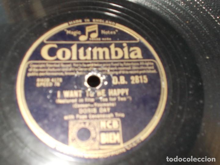 Discos de pizarra: DORIS DAY I want to be happy / Tea For Two - Foto 2