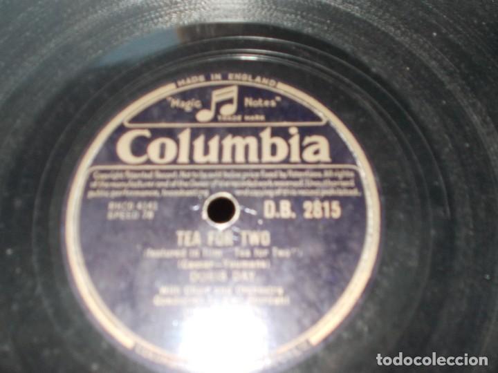 Discos de pizarra: DORIS DAY I want to be happy / Tea For Two - Foto 3