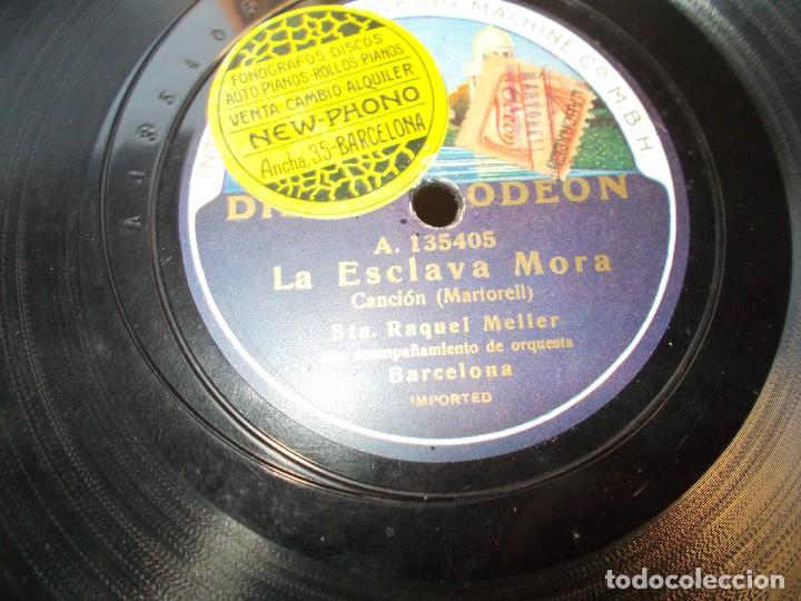 Discos de pizarra: RAQUEL MELLER La esclava mora / La gitana hechicera - Foto 3