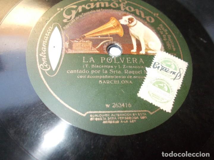 Discos de pizarra: RAQUEL MELLER La billetera / La polvera - Foto 2
