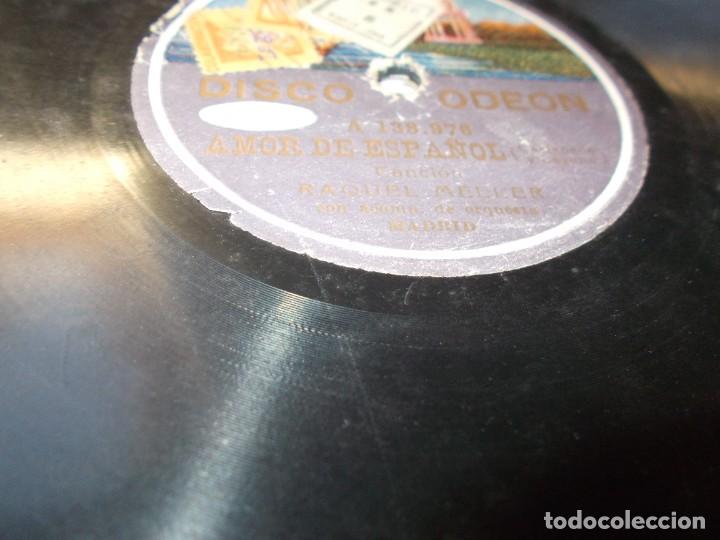 Discos de pizarra: RAQUEL MELLER El amor del espa&ntilde;ol / Acuardete de mi - Foto 3