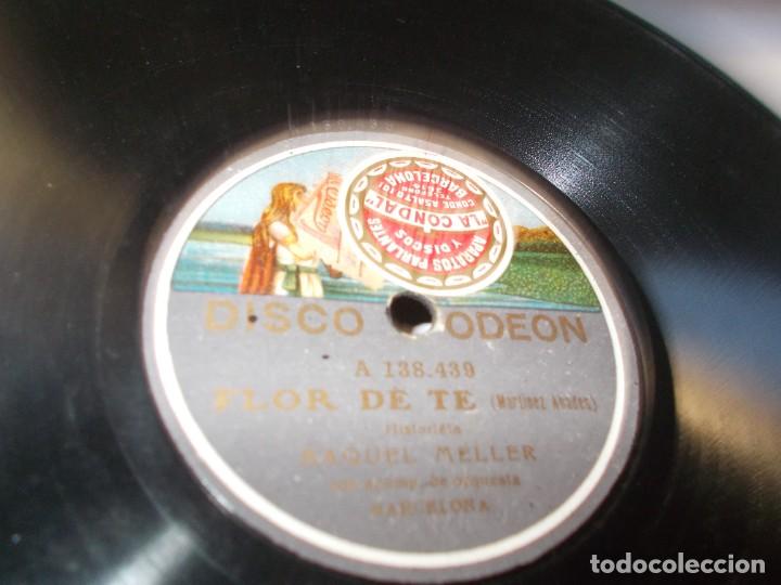 Discos de pizarra: RAQUEL MELLER La olivera / Flor de te - Foto 2