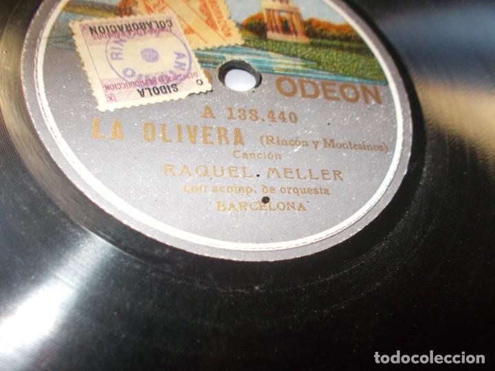 Discos de pizarra: RAQUEL MELLER La olivera / Flor de te - Foto 3
