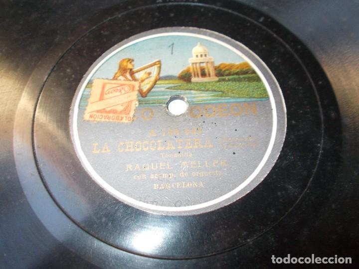 Discos de pizarra: RAQUEL MELLER Mala entra&ntilde;a / La chocolatera - Foto 2
