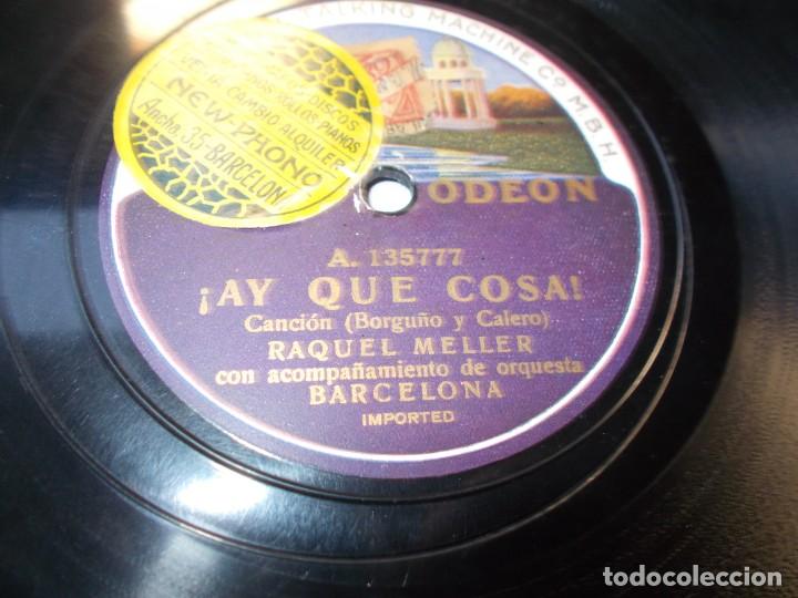 Discos de pizarra: RAQUEL MELLER &iexcl;Ay que cosa ! / Pastorela-Pastorela! - Foto 2