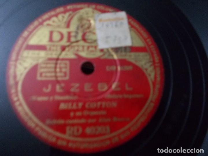Discos de pizarra: BILLY COTTON Tennessee Vals / Jezbel - Foto 3