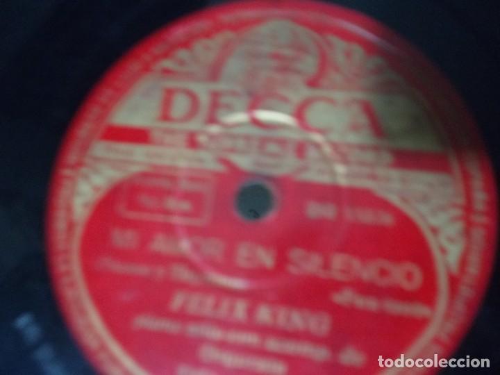 Discos de pizarra: FELIX KING Buena Samba / Mi amor en silencio - Foto 3