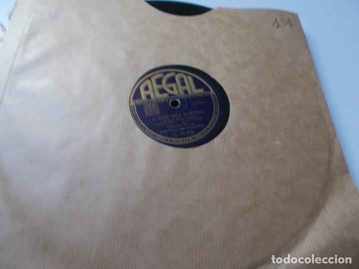 Discos de pizarra: CHARLES TRENET Y SU CUARTETO Dimanche prochain / Lame des po&egrave;tes - Foto 1
