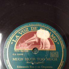 Discos para gramofone: LOTE 10 DISCOS EDMUNDO ROS Y SU ORQUESTA. Lote 307376153