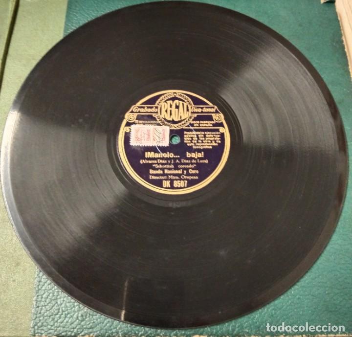 Discos de pizarra: Banda Nacional y coro. Metro.Oropesa. Pasodoble torero - Foto 4