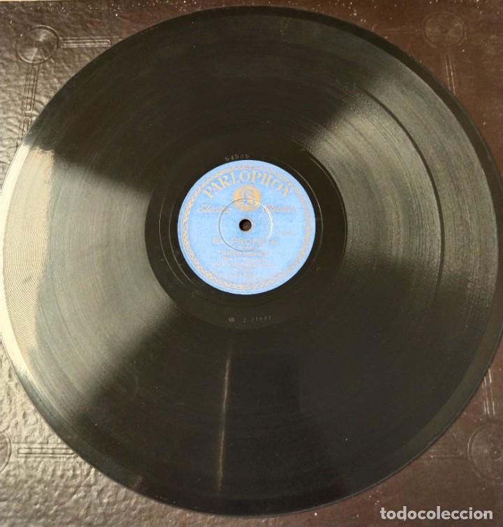 Discos de pizarra: Orquesta Staats- Opera de Berl&iacute;n. Marcha de las Antorchas. Meyerbeer - Foto 2