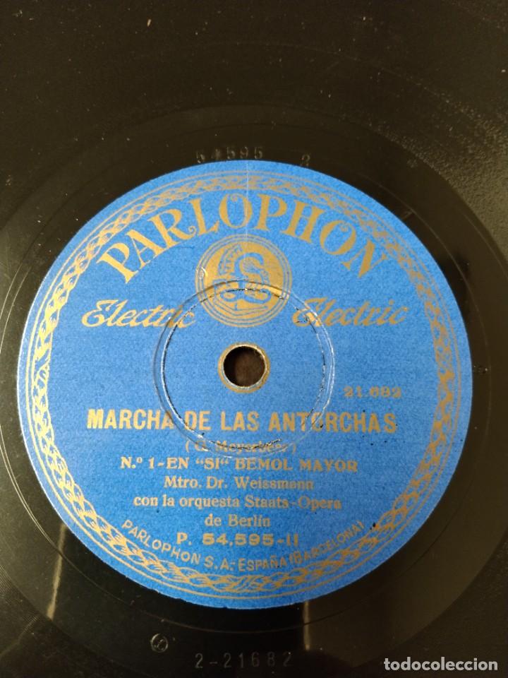 Discos de pizarra: Orquesta Staats- Opera de Berl&iacute;n. Marcha de las Antorchas. Meyerbeer - Foto 3