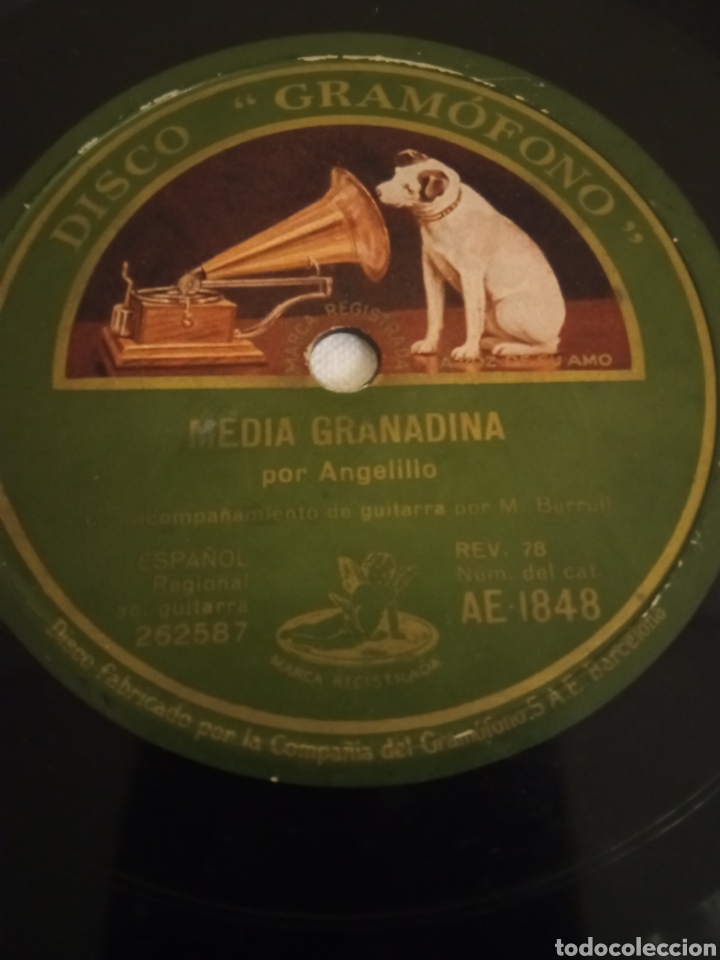 Discos de pizarra: Disco flamenco de pizarra de Angelillo - Foto 2
