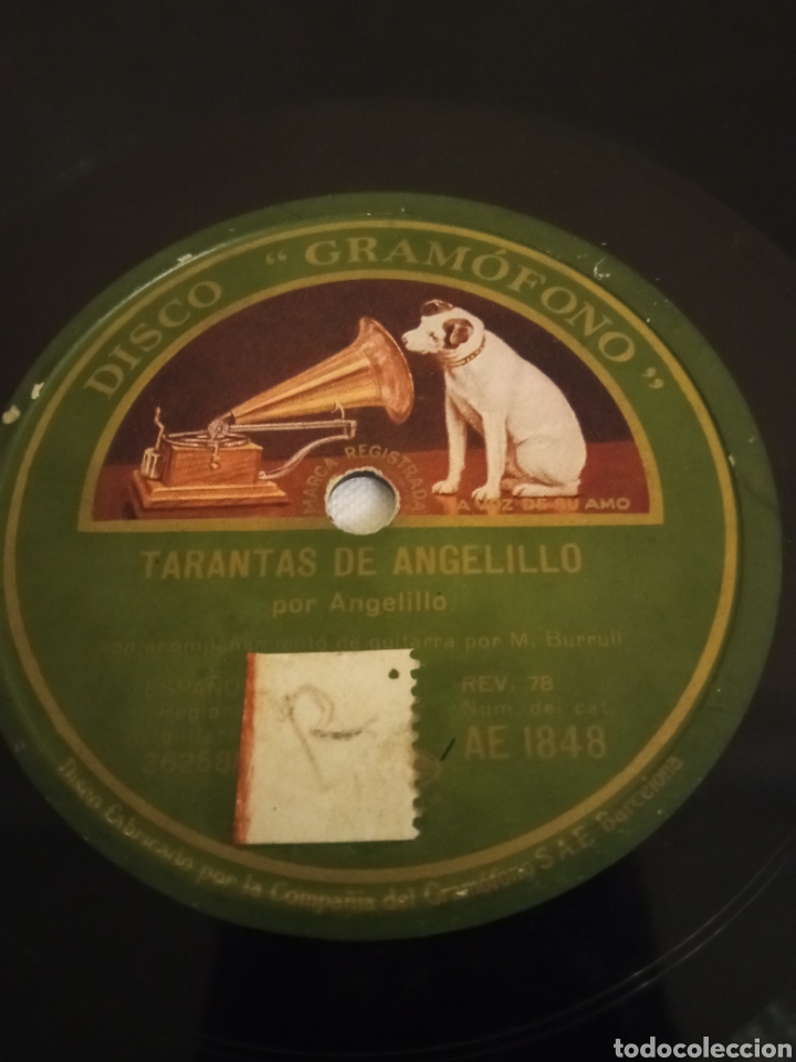 Discos de pizarra: Disco flamenco de pizarra de Angelillo - Foto 3