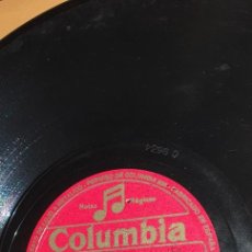 Discos de pizarra: DISCO 78 RPM - CONJUNTO HÉRCULES - CARNAVAL DE CÁDIZ - TANGUILLO TÍO DE LA TIZA - COLUMBIA - PIZARRA. Lote 310436848