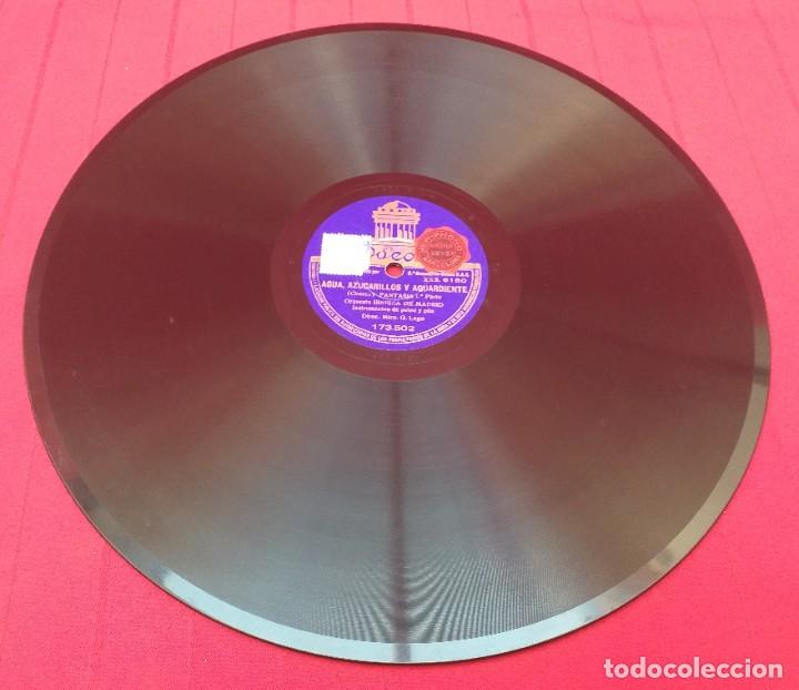 Discos de pizarra: DISCO DE PIZARRA - AGUA,AZUCARILLOS Y AGUARDIENTE - Foto 1