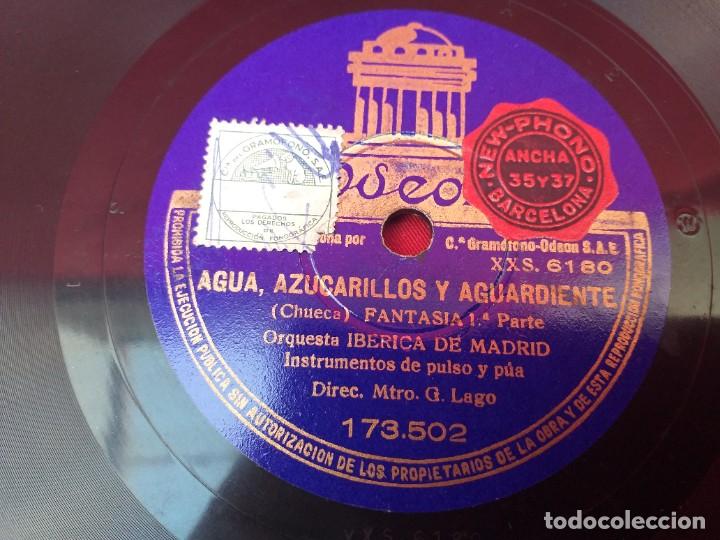 Discos de pizarra: DISCO DE PIZARRA - AGUA,AZUCARILLOS Y AGUARDIENTE - Foto 2