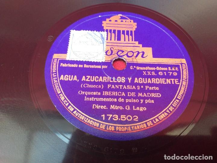 Discos de pizarra: DISCO DE PIZARRA - AGUA,AZUCARILLOS Y AGUARDIENTE - Foto 4