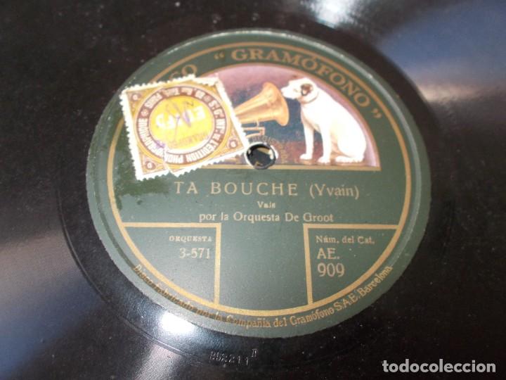 Discos de pizarra: ORQUESTA DE GROOT Ta Bouche / Ta Bouche - Foto 5