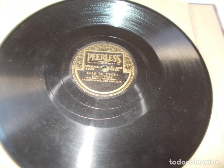 Discos de pizarra: CHUCHO MONGE Bajo la Noche / Extranjera - Foto 2