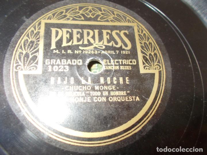 Discos de pizarra: CHUCHO MONGE Bajo la Noche / Extranjera - Foto 3