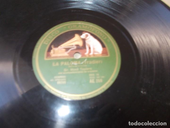 Discos de pizarra: MOS&Eacute; TAPIERO El Ruise&ntilde;or / La Paloma - Foto 3