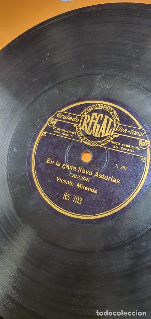Discos de pizarra: DISCO 78 RPM - GRAMÓFONO - VICENTE MIRANDA - LLAMÉ AL CANDAO / EN LA GAITA LLEVO ASTURIAS - PIZARRA - Foto 1 - 311554998