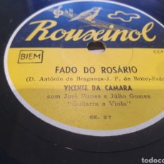 Discos de pizarra: 78 RPM FADO GUITARRA E VIOLA. Lote 312198863