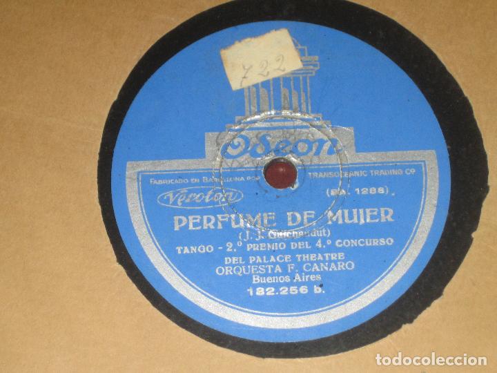 Discos de pizarra: F. CANARO - PERFUME DE MUJER - CAIDO DEL CIELO - Foto 1