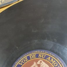 Discos de pizarra: DISCO 78 RPM - GRAMÓFONO - LOS TRES DIAMANTES - BOLEROS: USTED / DESPIERTA - LVSA - PIZARRA. Lote 312706118