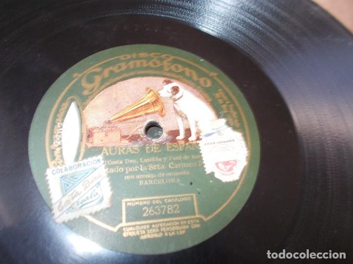 Discos de pizarra: CARMEN FLORES El moro y la Perchelera / Auras de Espa&ntilde;a - Foto 5
