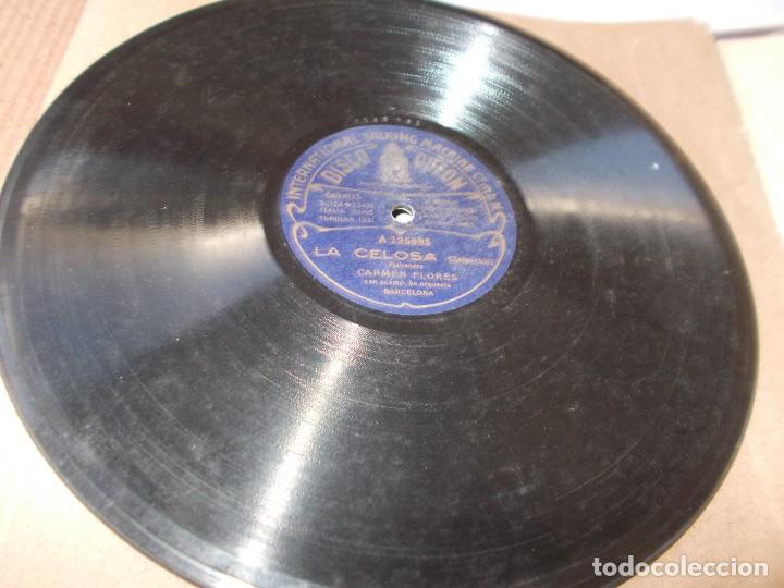Discos de pizarra: CARMEN FLORES La espa&ntilde;ola / La celosa - Foto 4